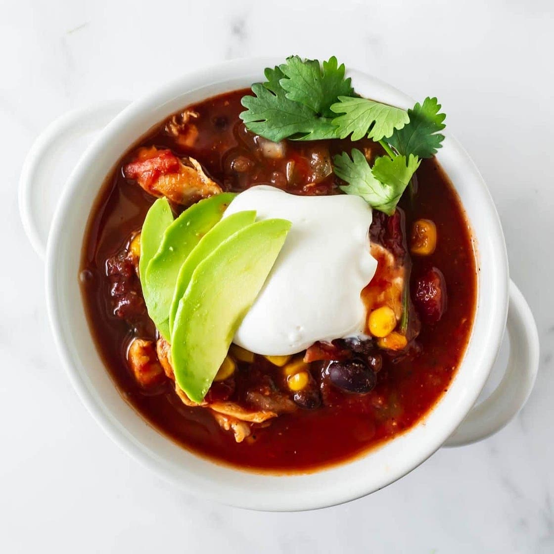 Slow Cooker Chicken Chili