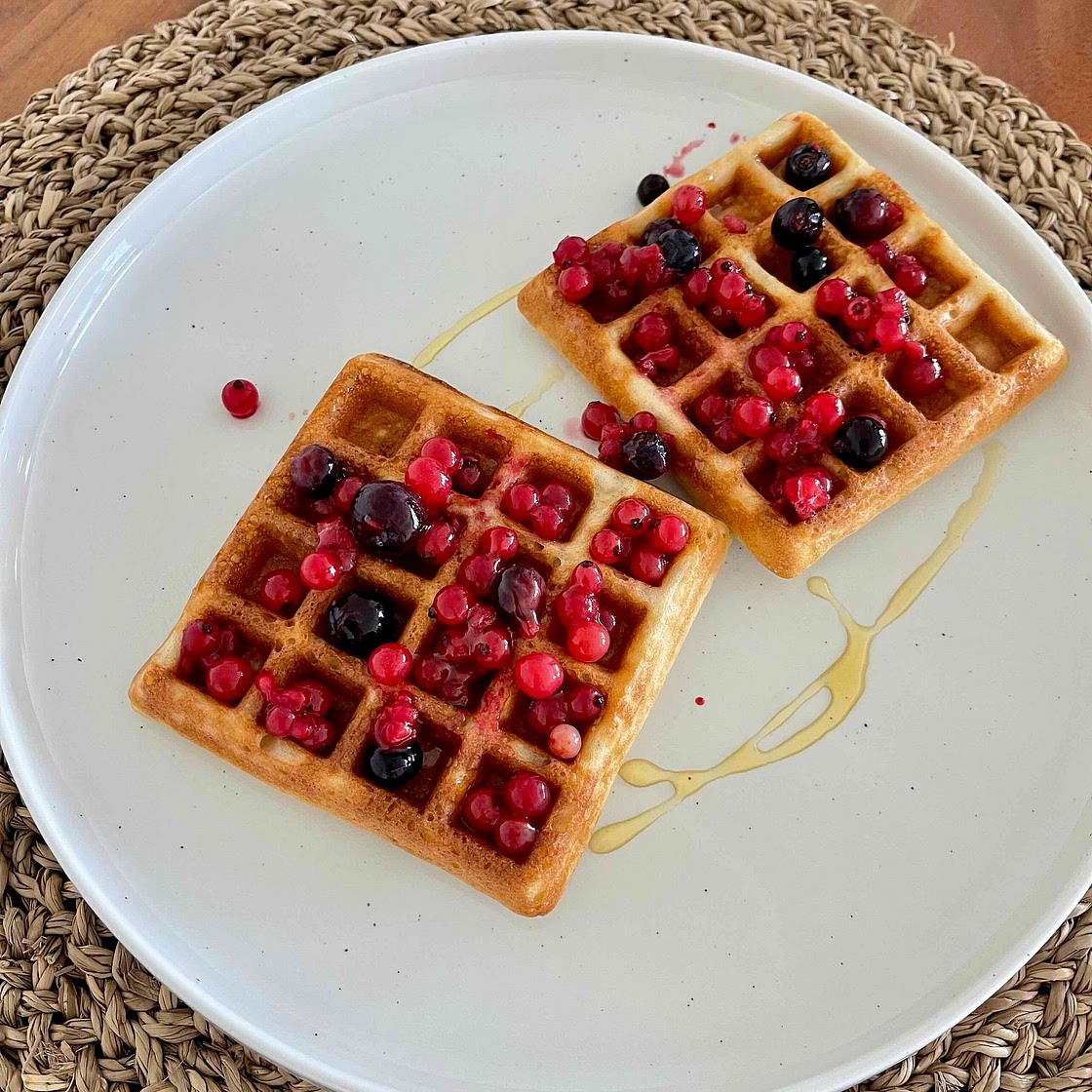 GF Sourdough Waffles