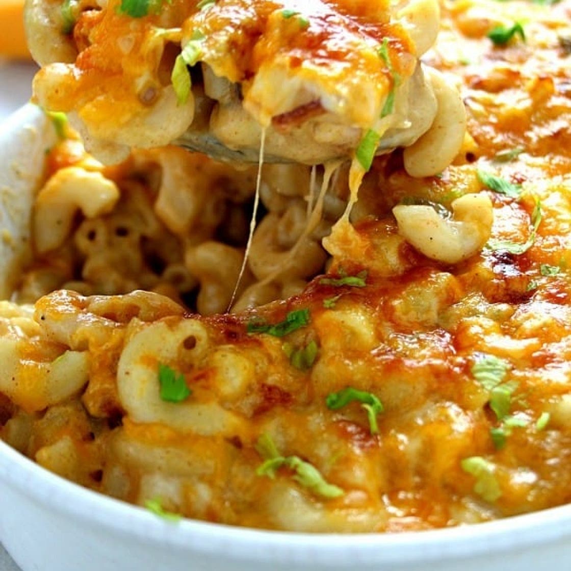 Queso Mac and Cheese with Bacon