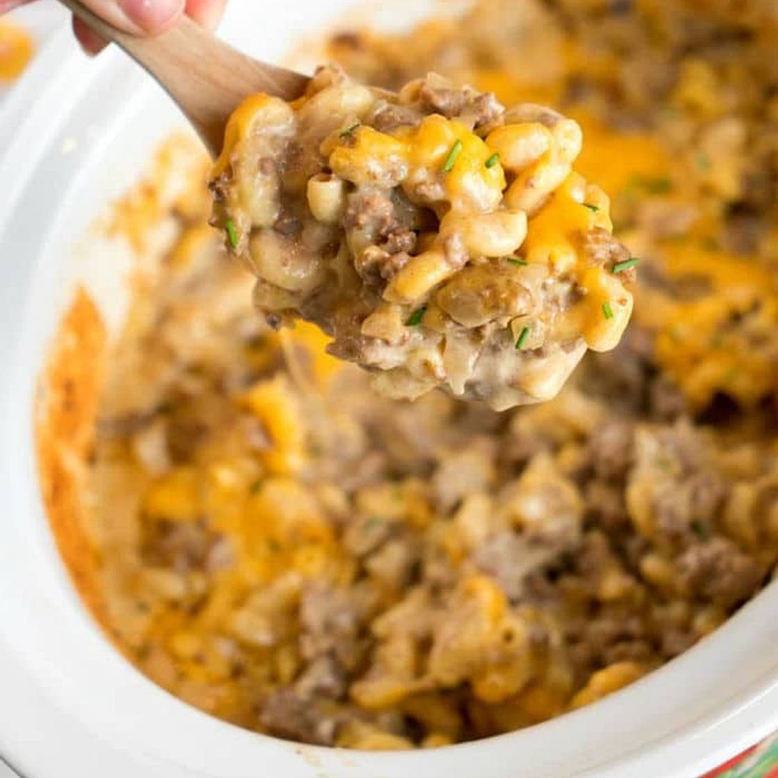 Crockpot Hamburger Casserole
