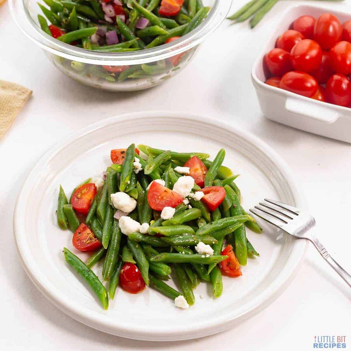 Green Bean Tomato Salad with Feta