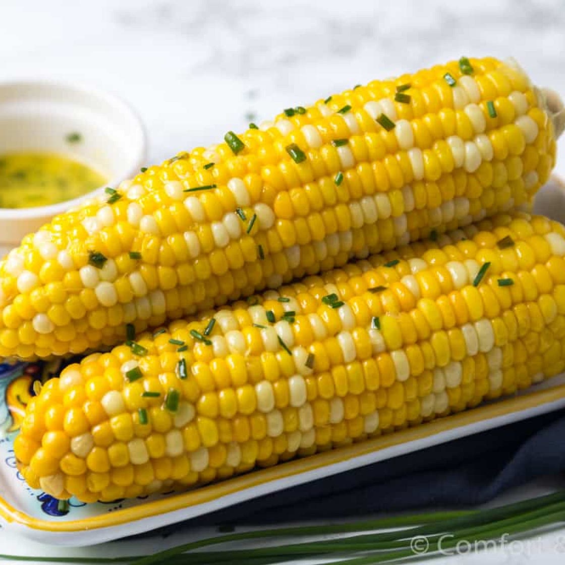 Corn On The Cob With Lemon Butter
