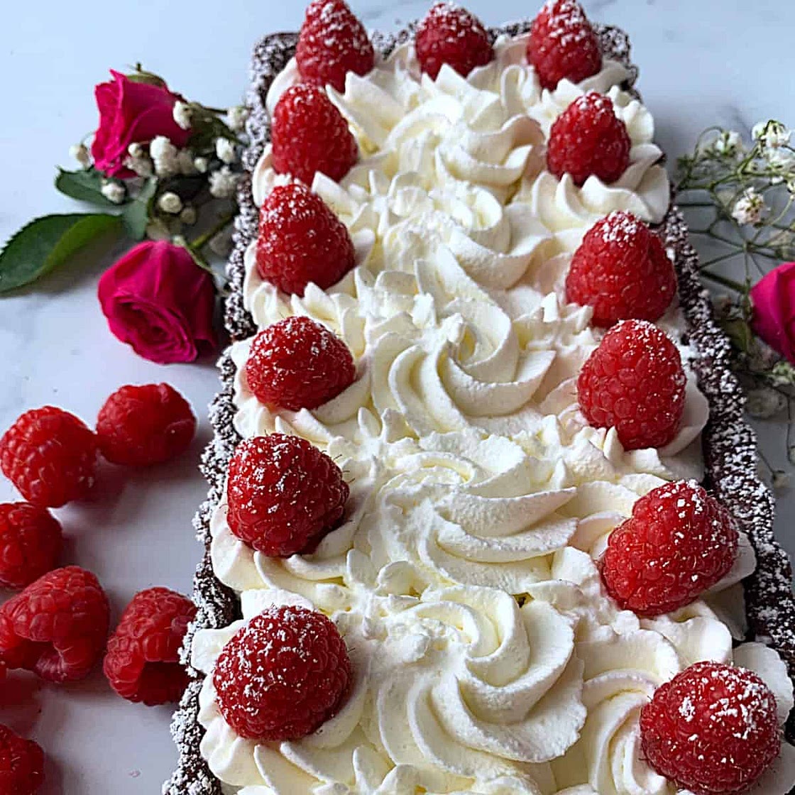 Chocolate Raspberry Tart