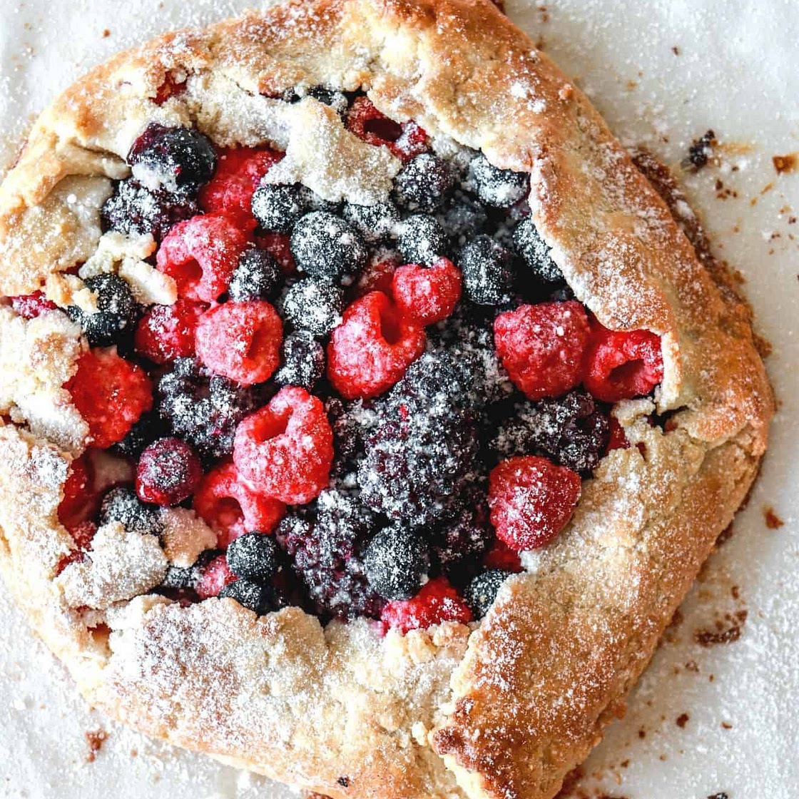 Gluten Free Mixed Berry Galette