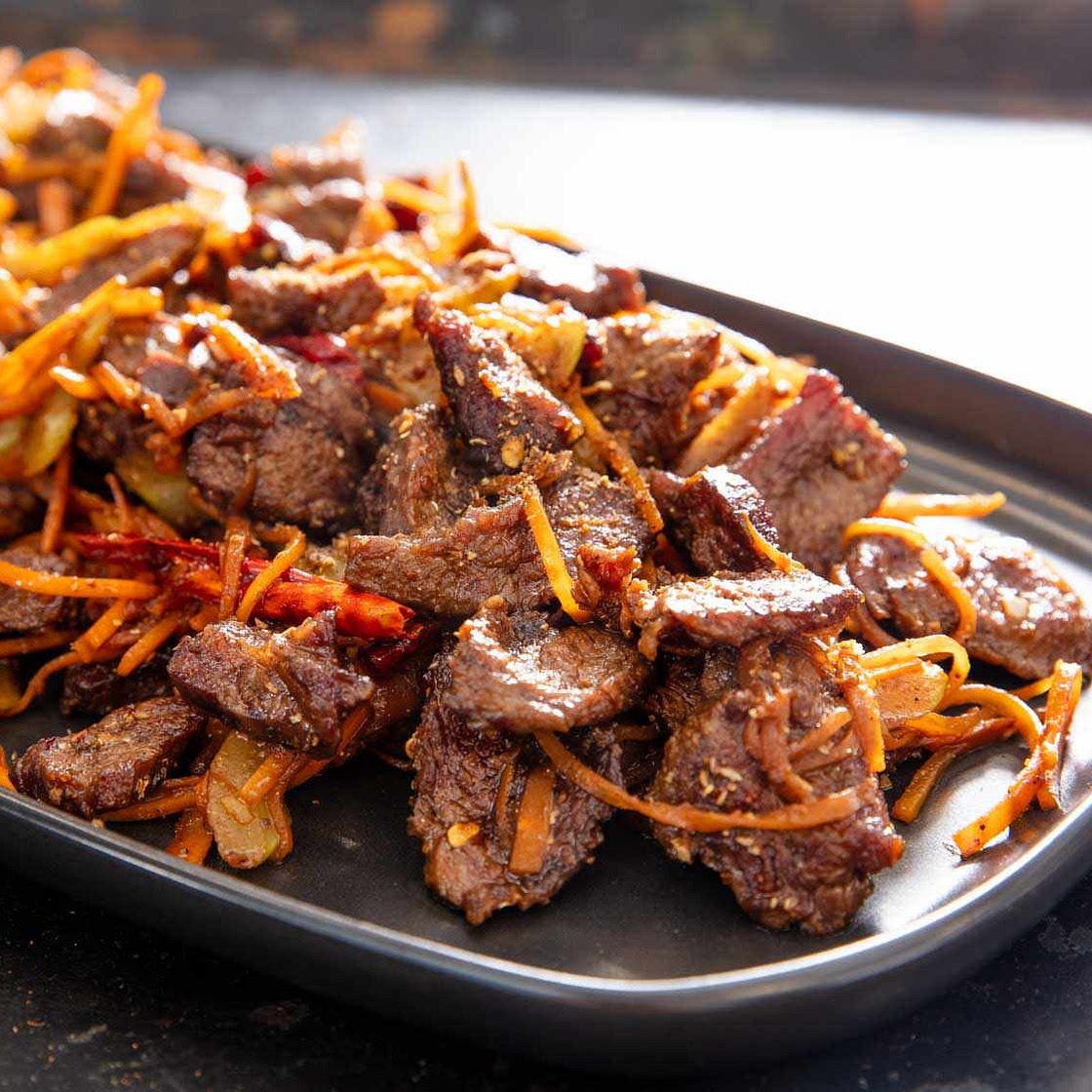 Sichuan Dry-Fried Beef Recipe