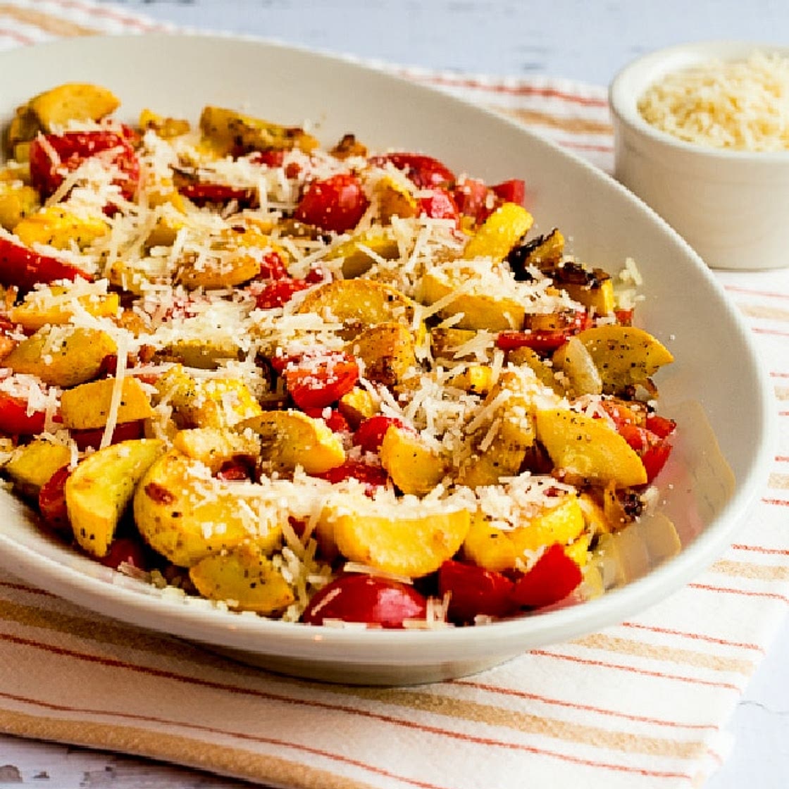 Yellow Squash Recipe (with Tomatoes and Parmesan)