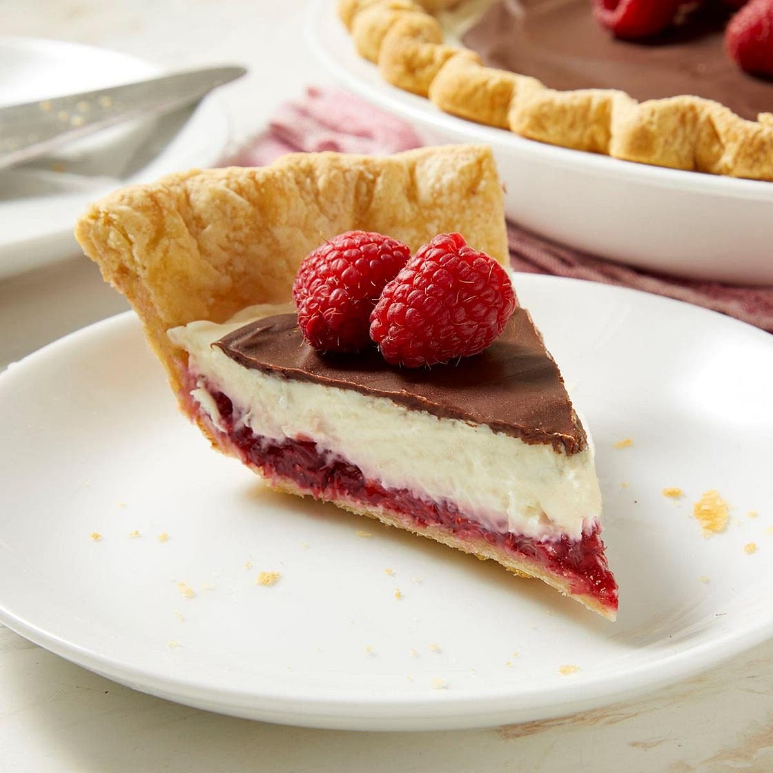 Chocolate Raspberry Pie