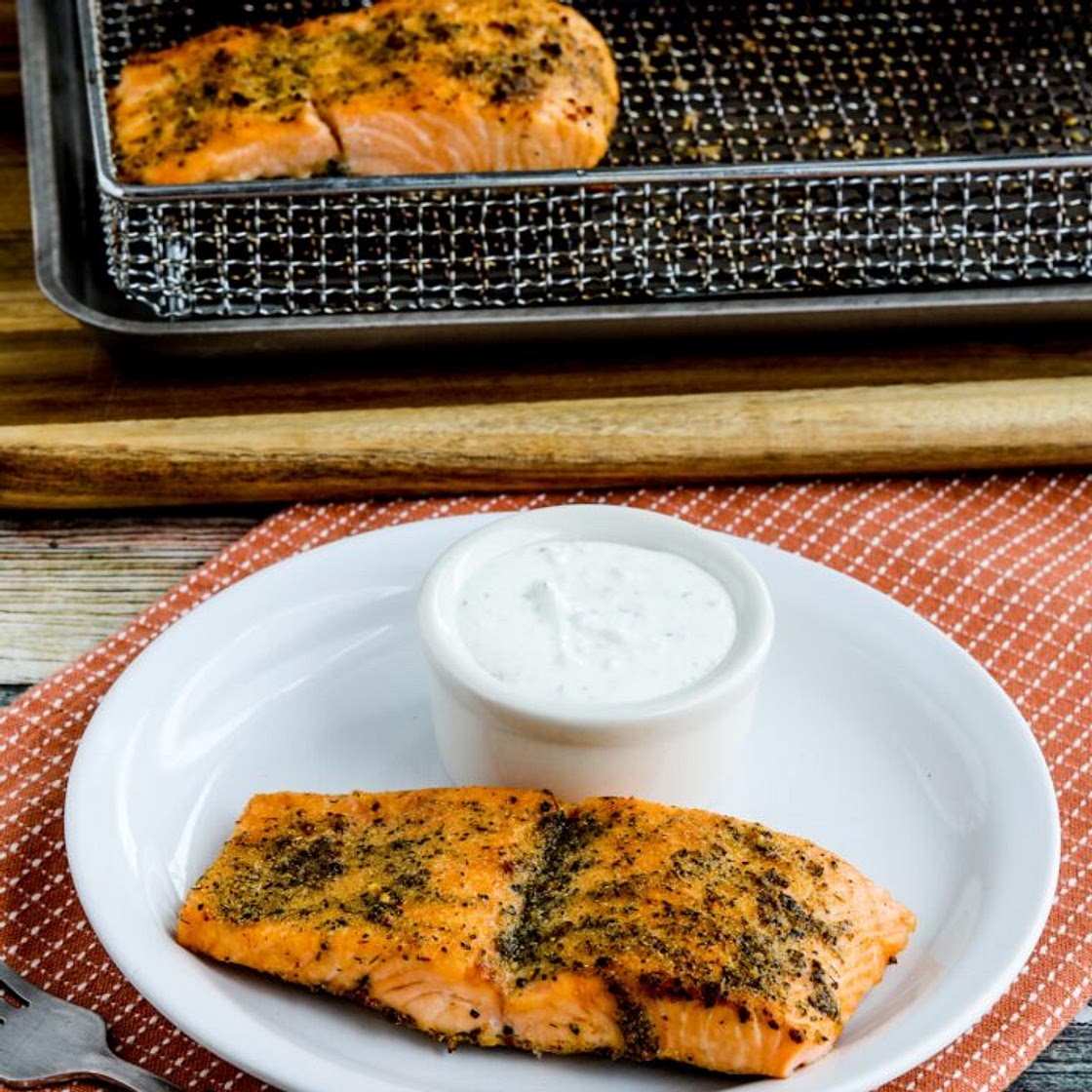 Greek Salmon with Tzatziki Sauce