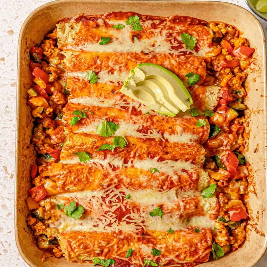 Ground Turkey Enchiladas
