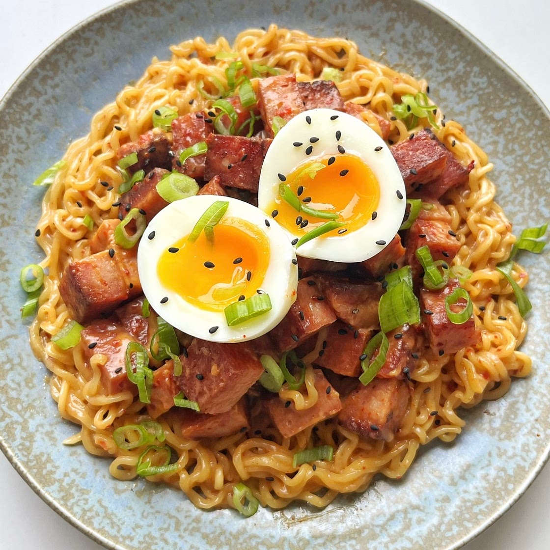 Easy Spam Ramen With Egg