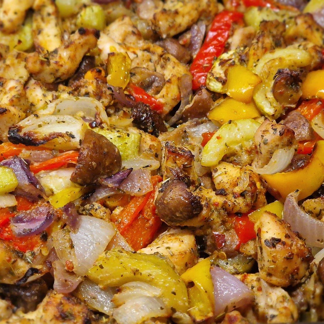 10 Minute Roasted Chicken and Vegetables - Air Fryer Recipe