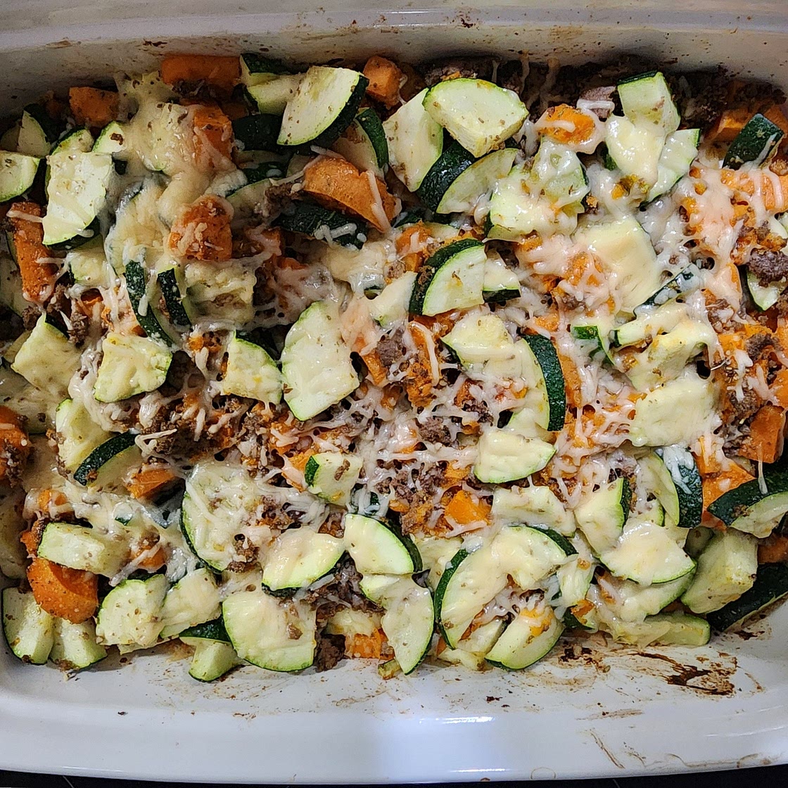 Ground Turkey Sweet Potato Bake