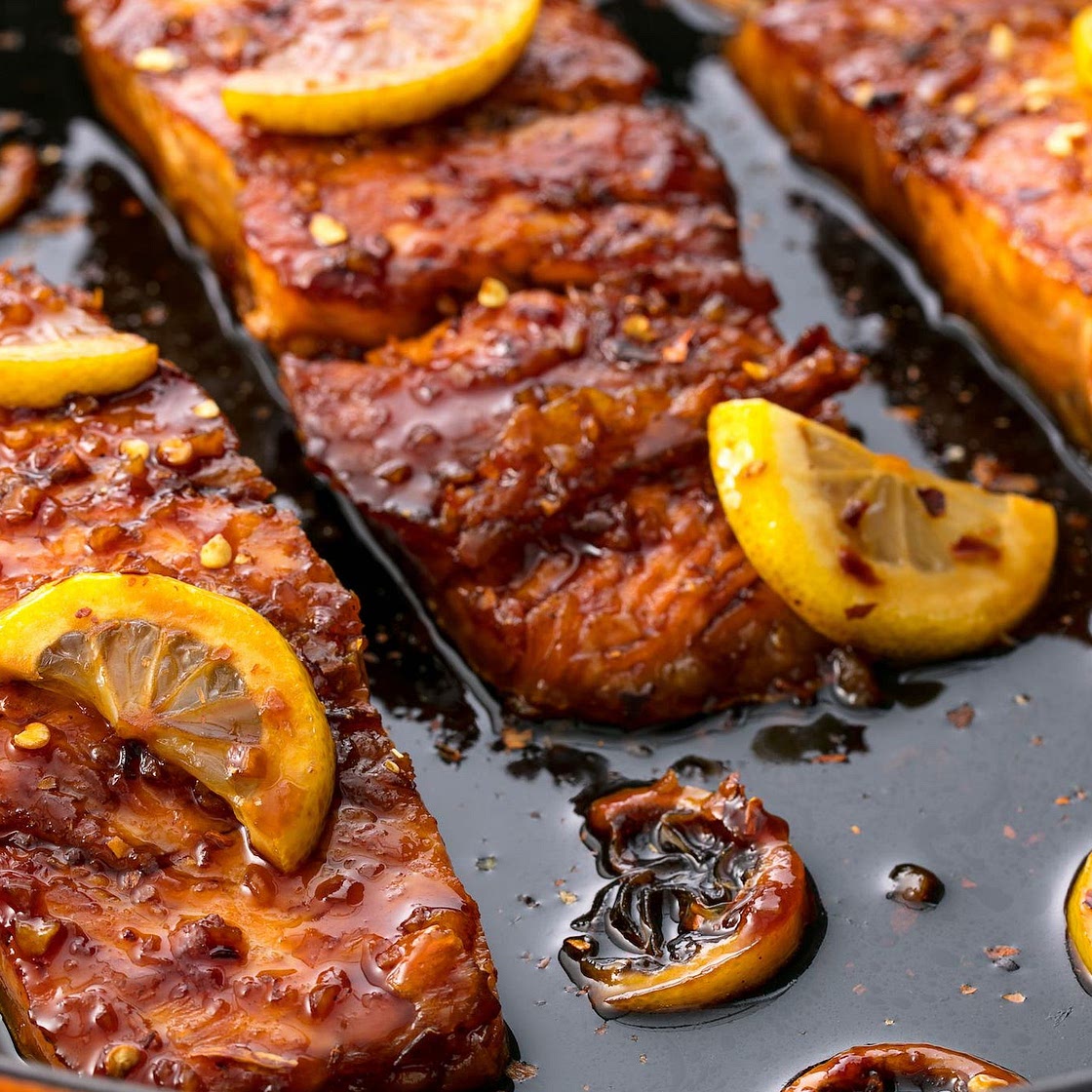 Honey-Garlic Glazed Salmon