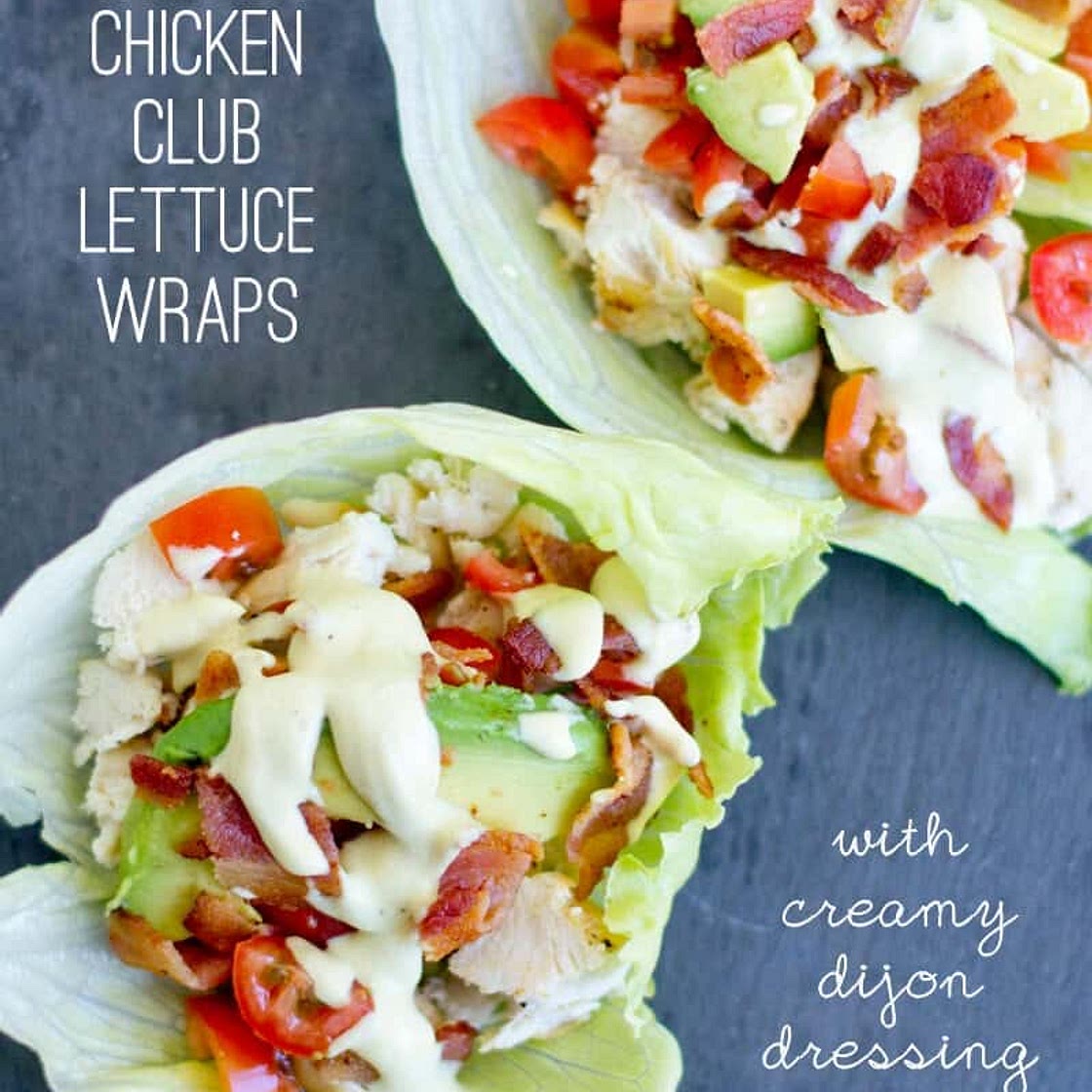 Chicken Club Lettuce Wrap Recipe