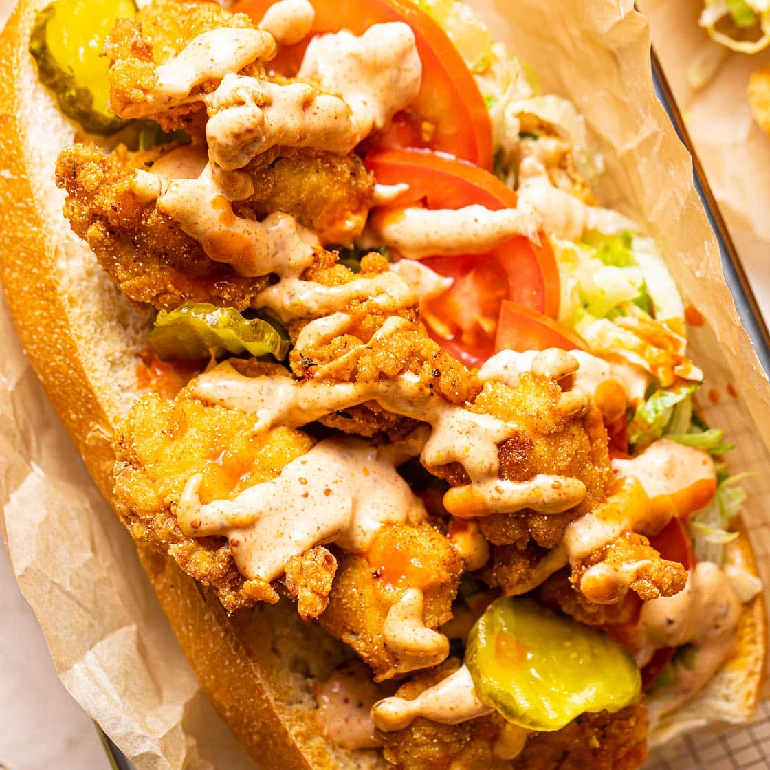 Chicken Po' Boys with Remoulade Sauce