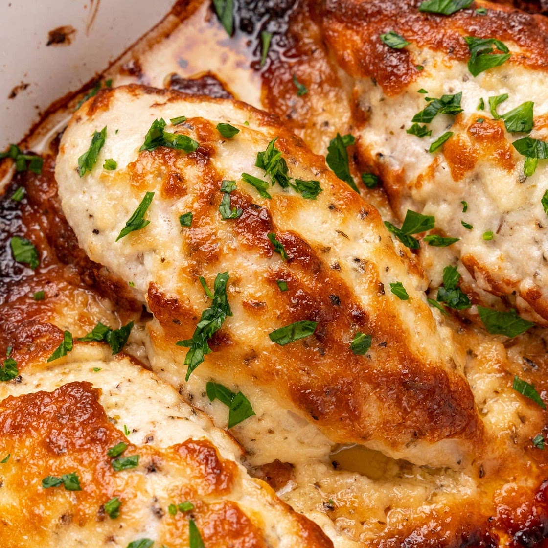 Parmesan Crusted Mayo Chicken