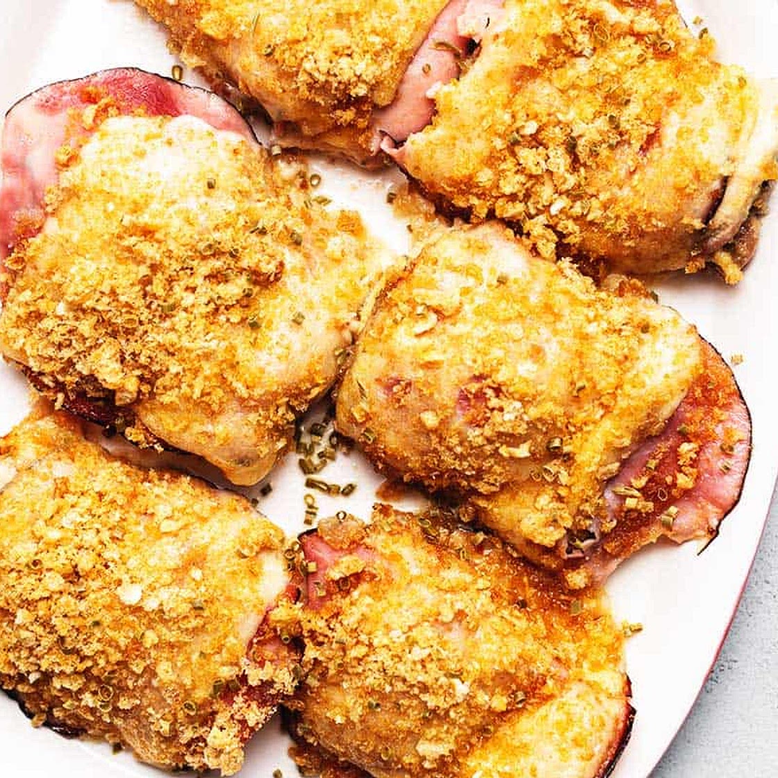 Keto Chicken Cordon Bleu Bake