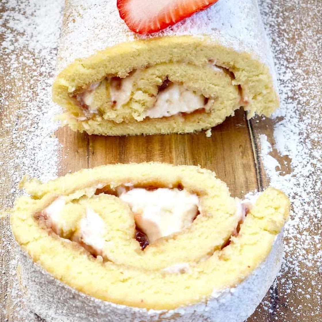Strawberry Cheesecake Roll