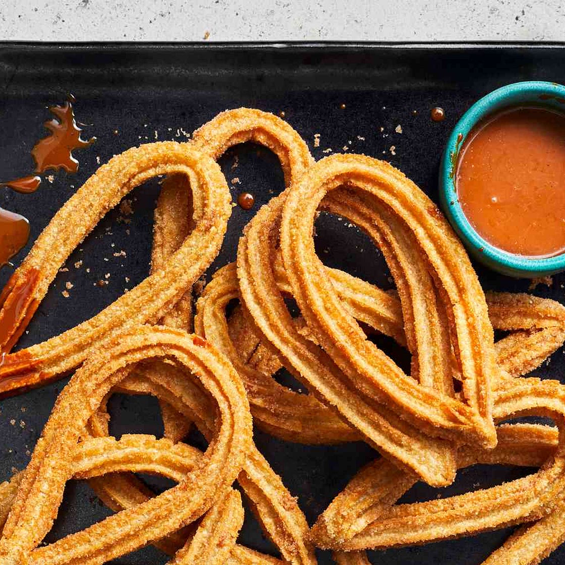 Cinnamon-Sugar Churros with Cajeta