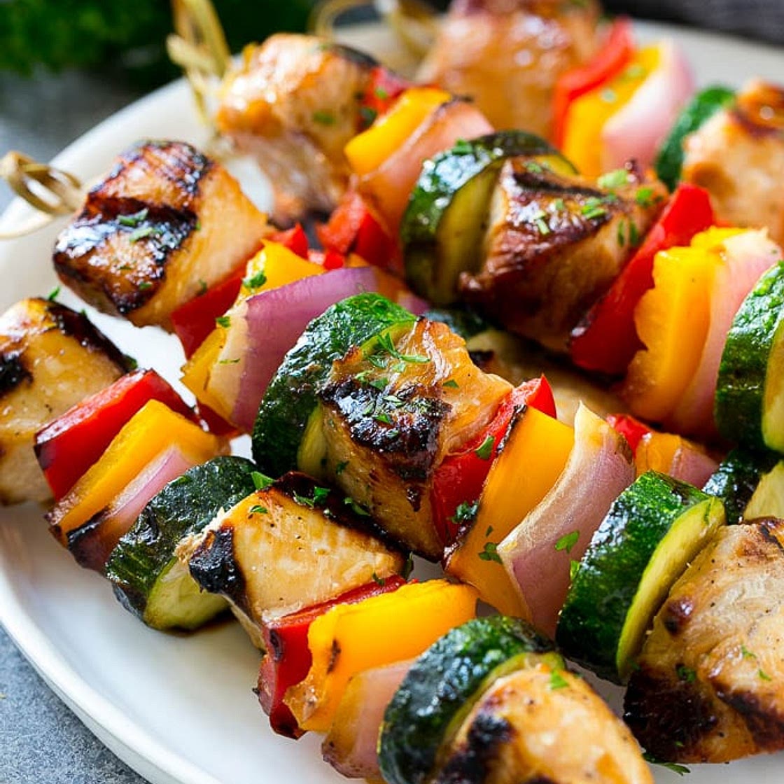 Grilled Chicken Kabobs