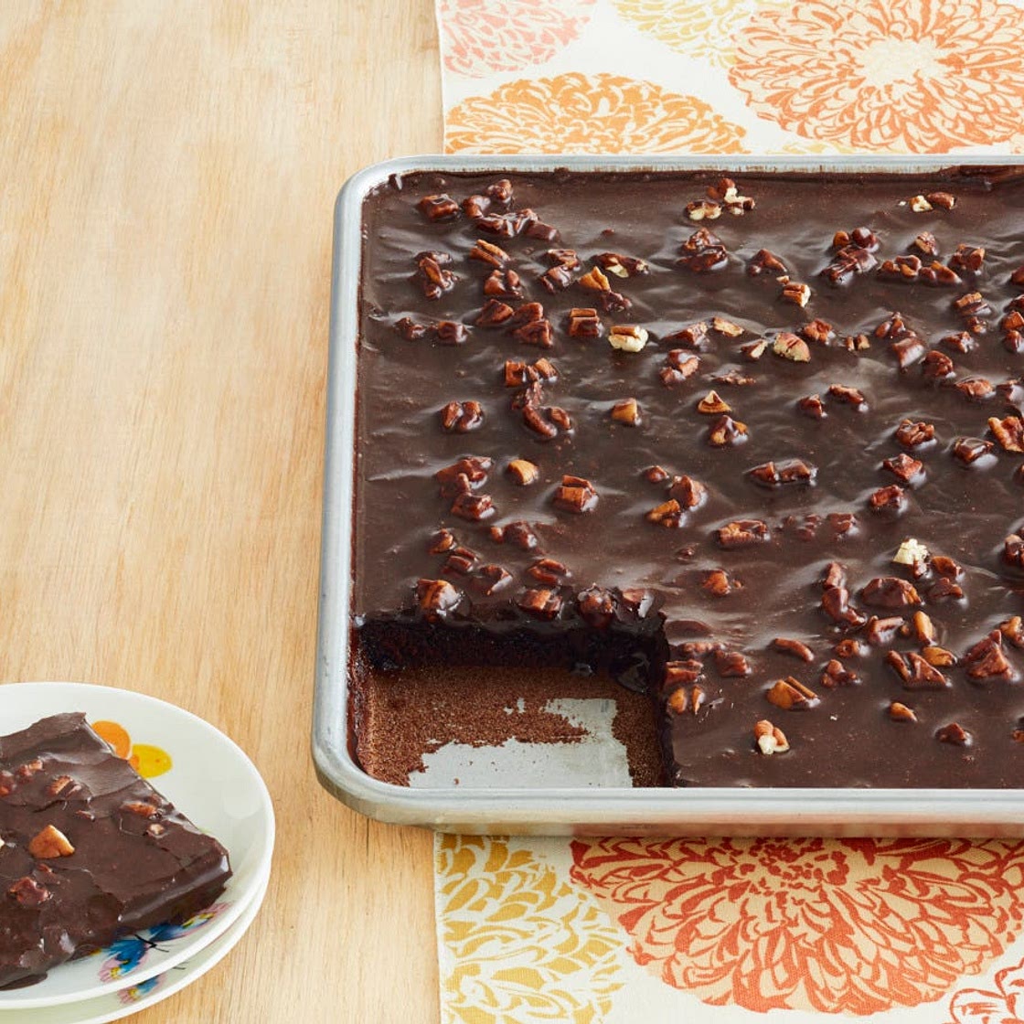 The Best Chocolate Sheet Cake Ever