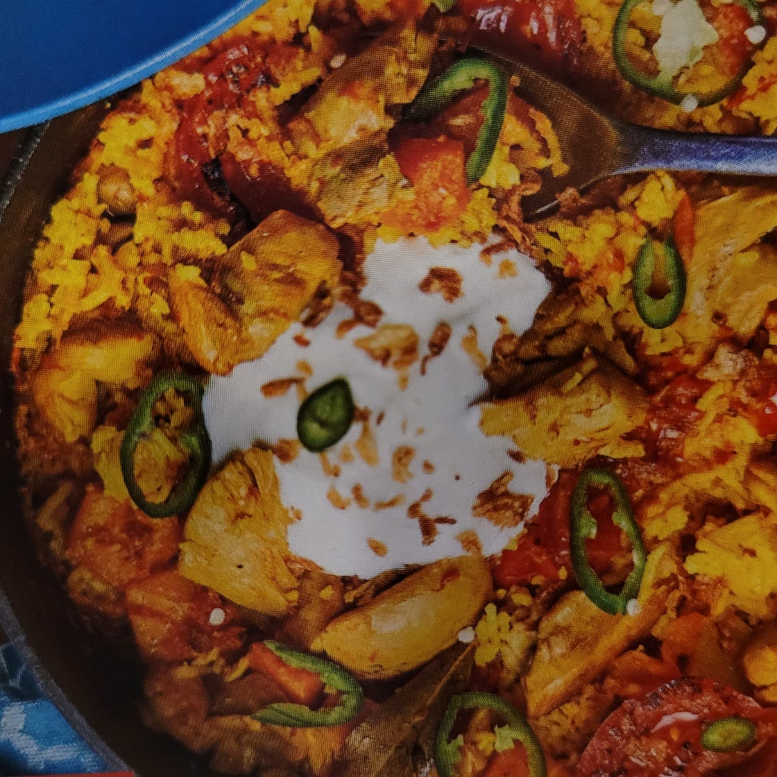 Oven Baked Chicken Thigh Biryani