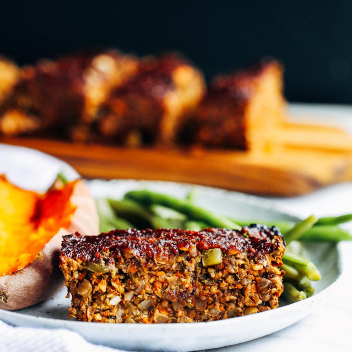 Mushroom Lentil Loaf