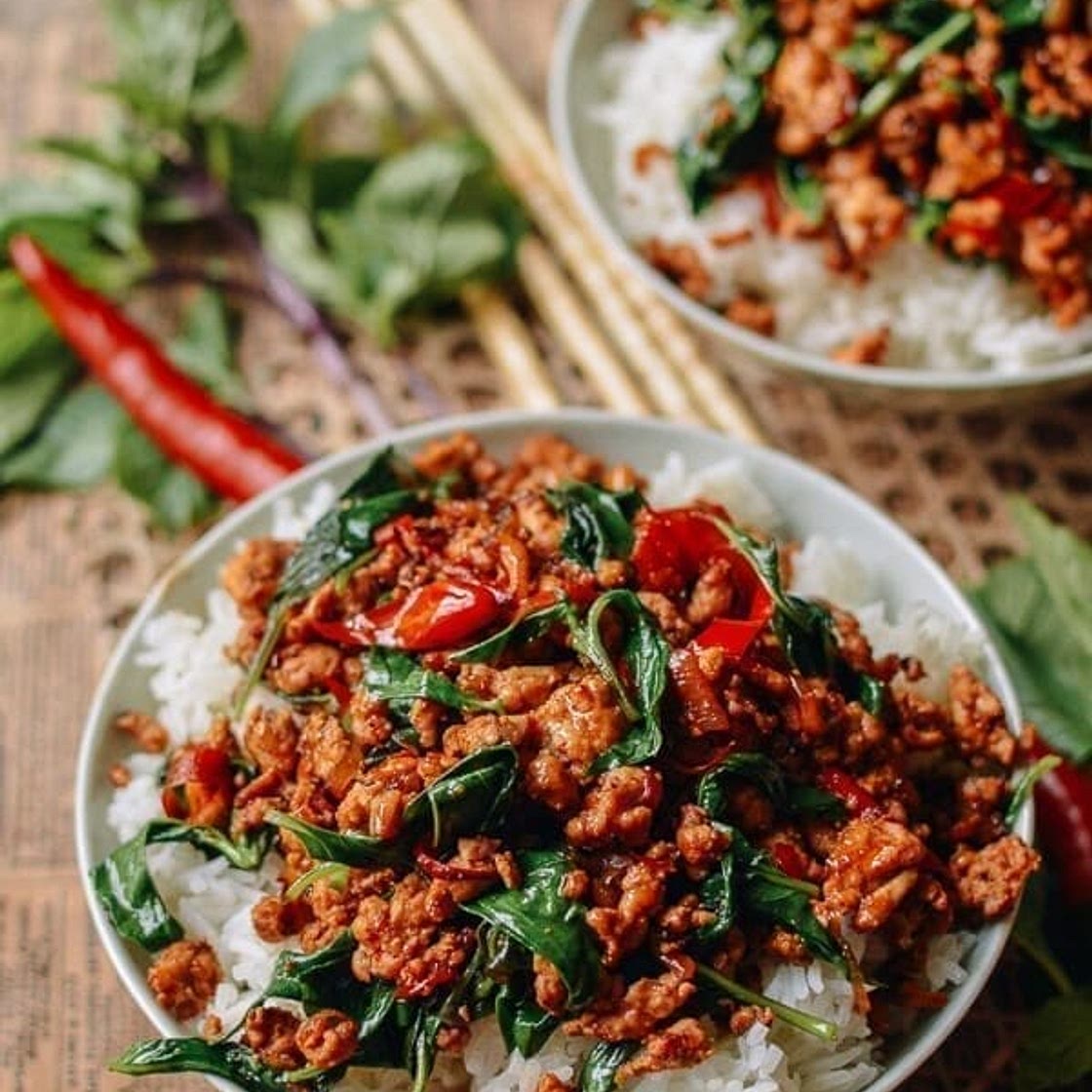 Thai Basil Chicken (Easy Gai Pad Krapow)