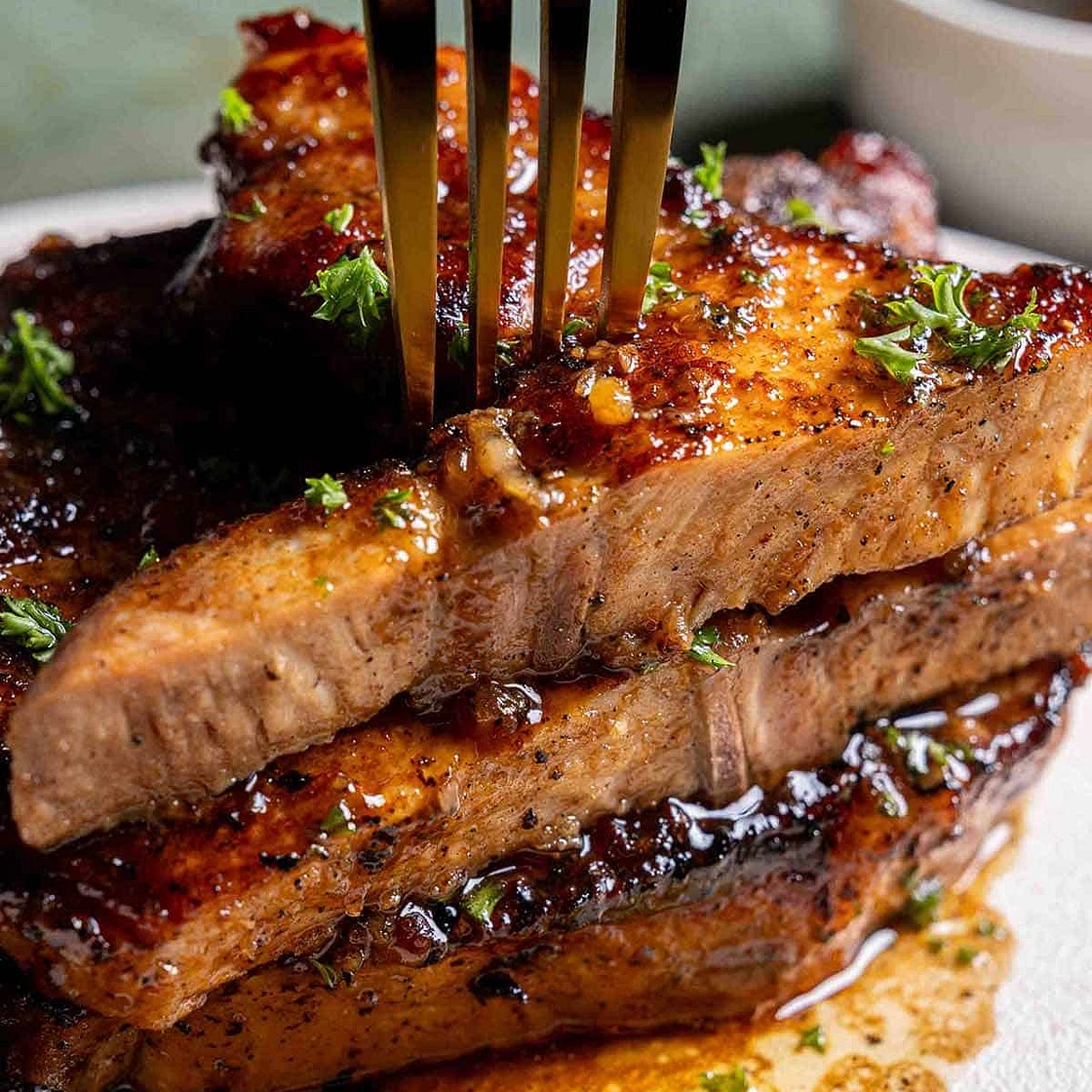 Easy Honey Garlic Pork Chops Recipe