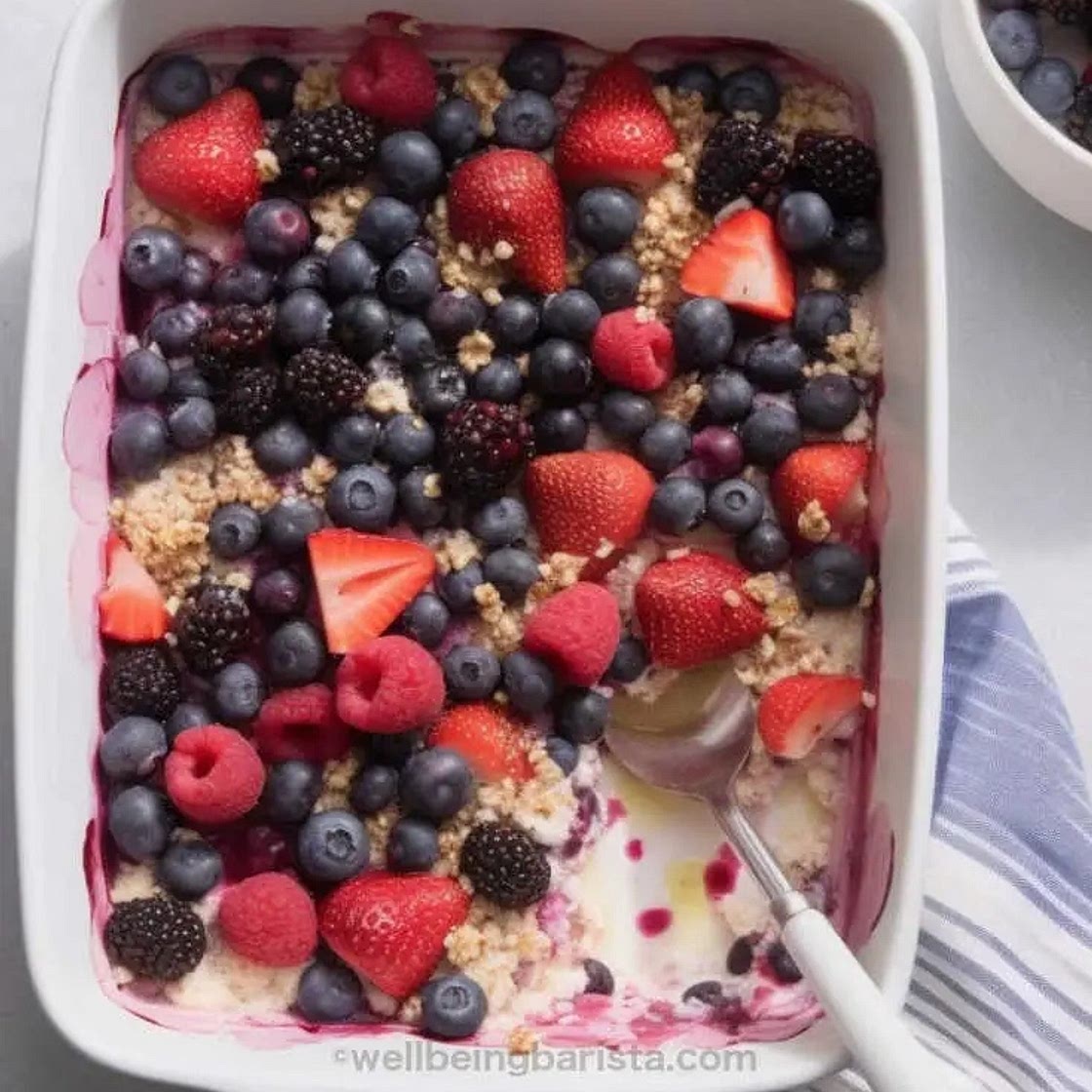 One Pan Baked Oatmeal
