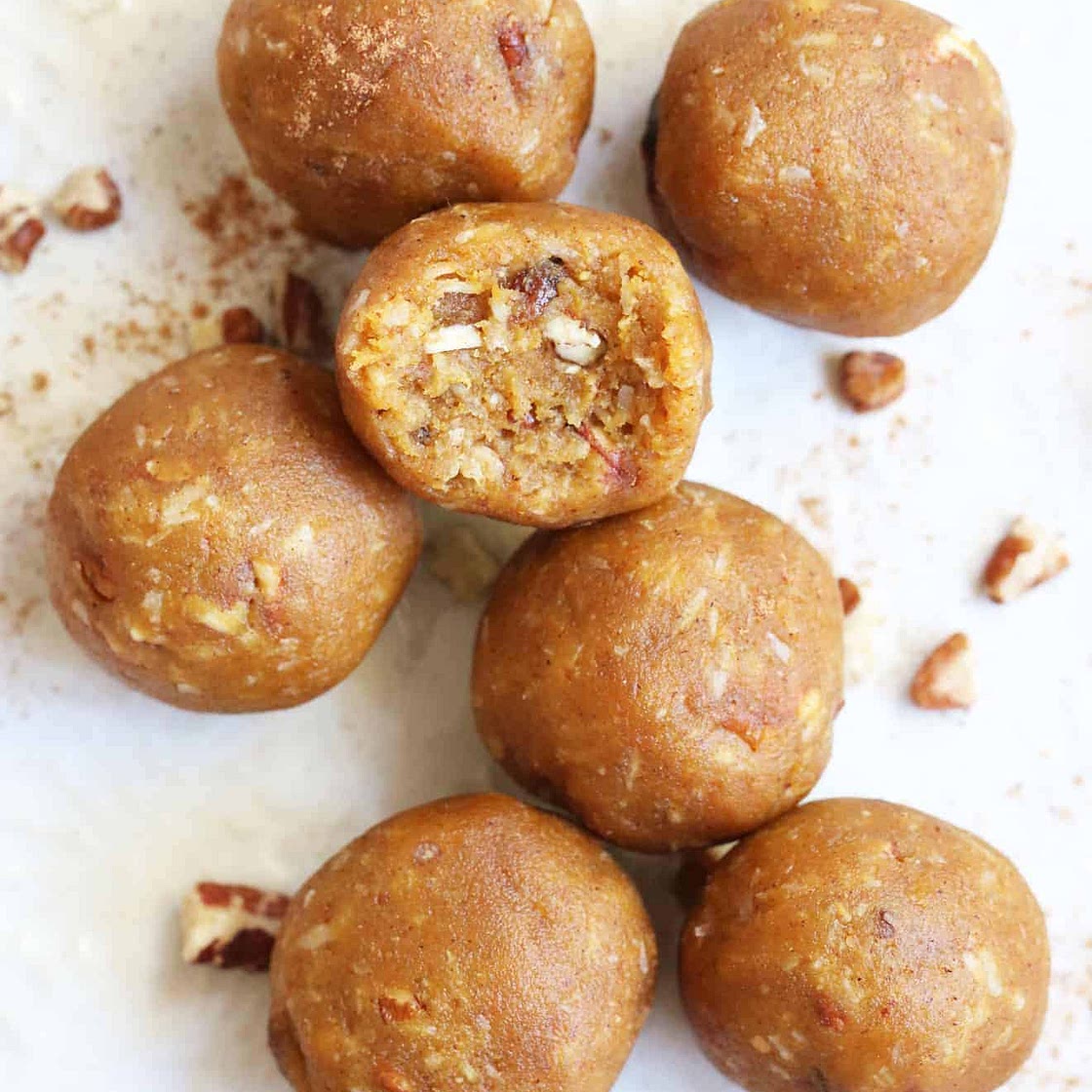 Pumpkin Spice Peanut Butter Energy Balls