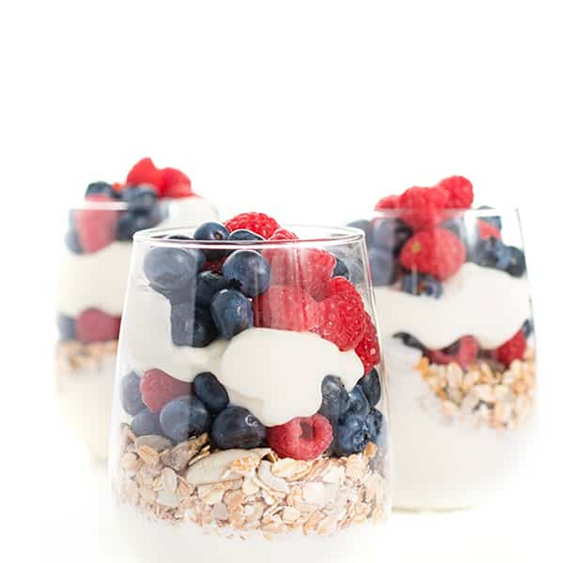 Greek Yogurt Muesli Parfaits