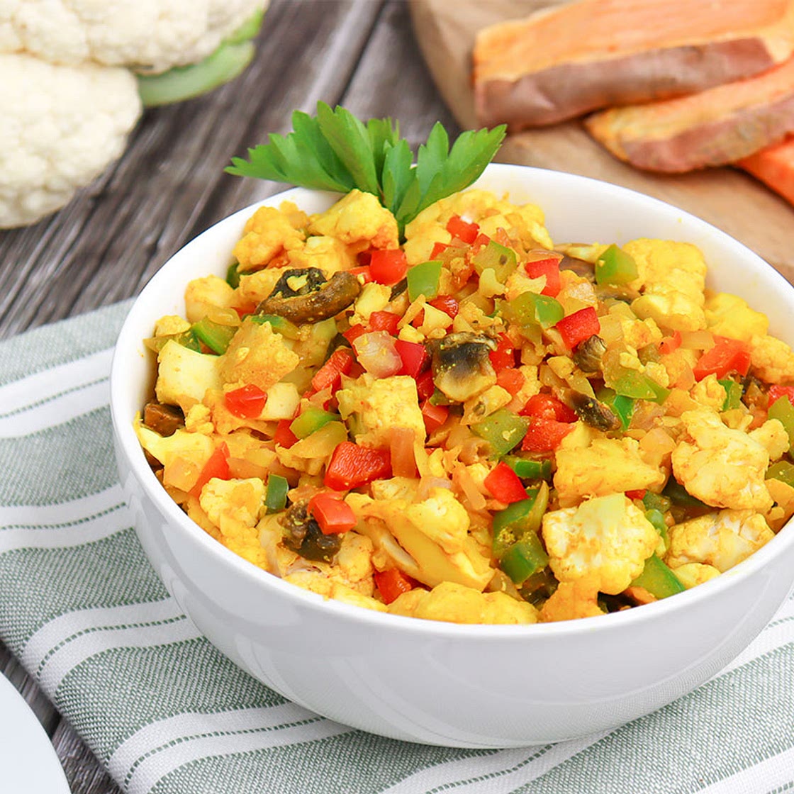 Cauliflower Breakfast Scramble