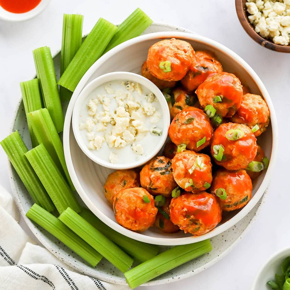Buffalo Chicken Meatballs Recipe