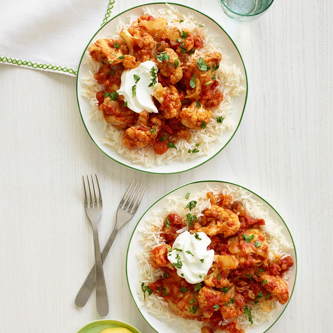 Indian-Spiced Chicken and Cauliflower