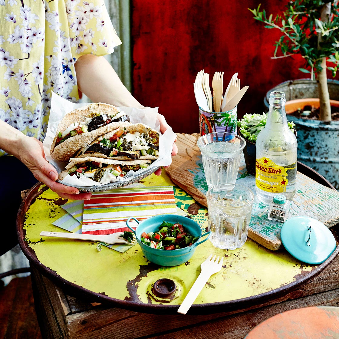 Aubergine sabich recipe for something a little but different this lunchtime