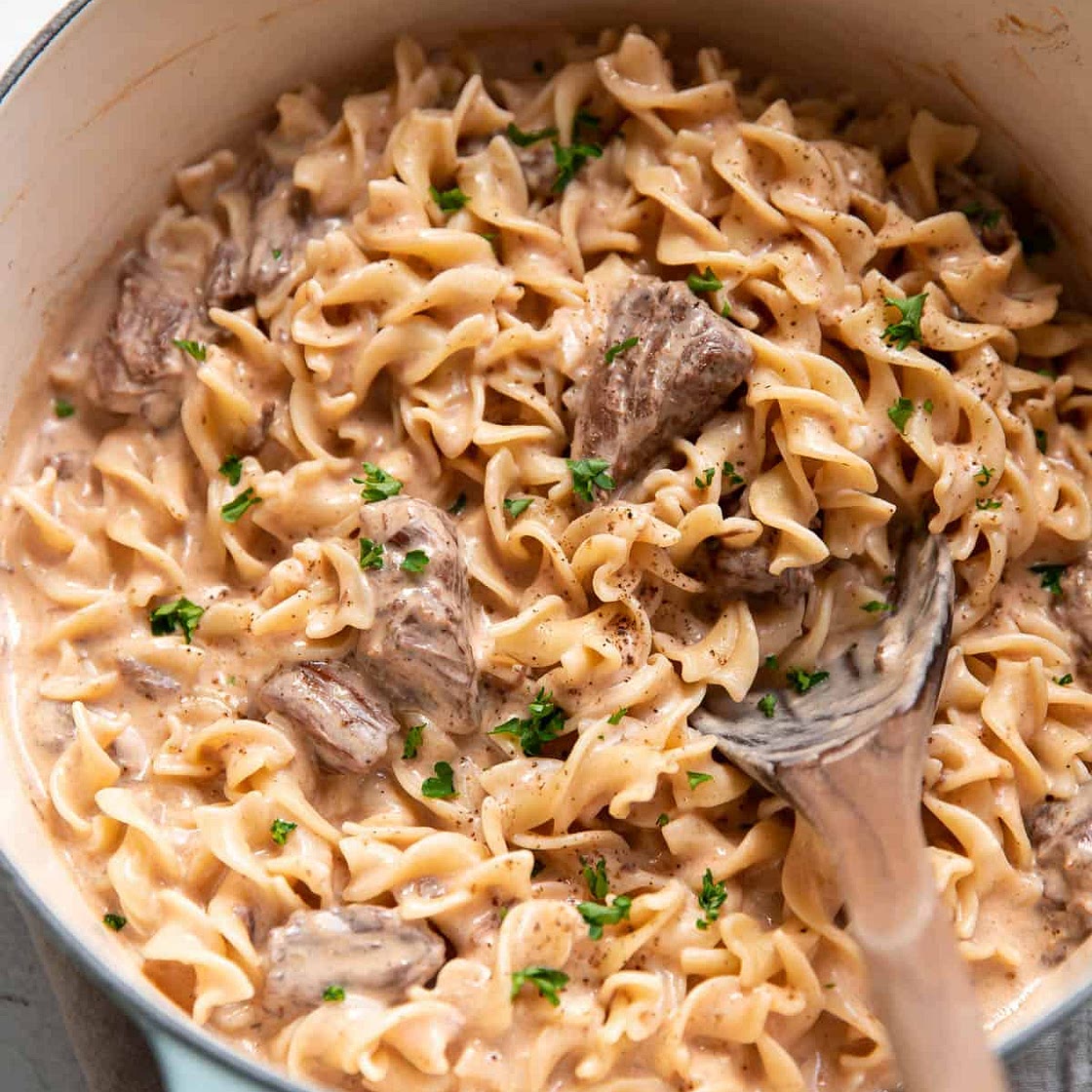 World's Best Beef Stroganoff