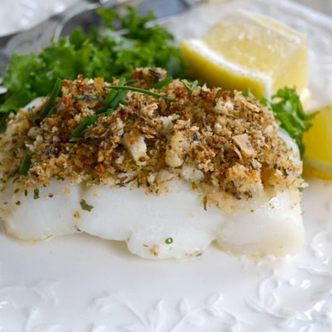Quick & Easy Baked Fish with Parmesan-Herb Crust