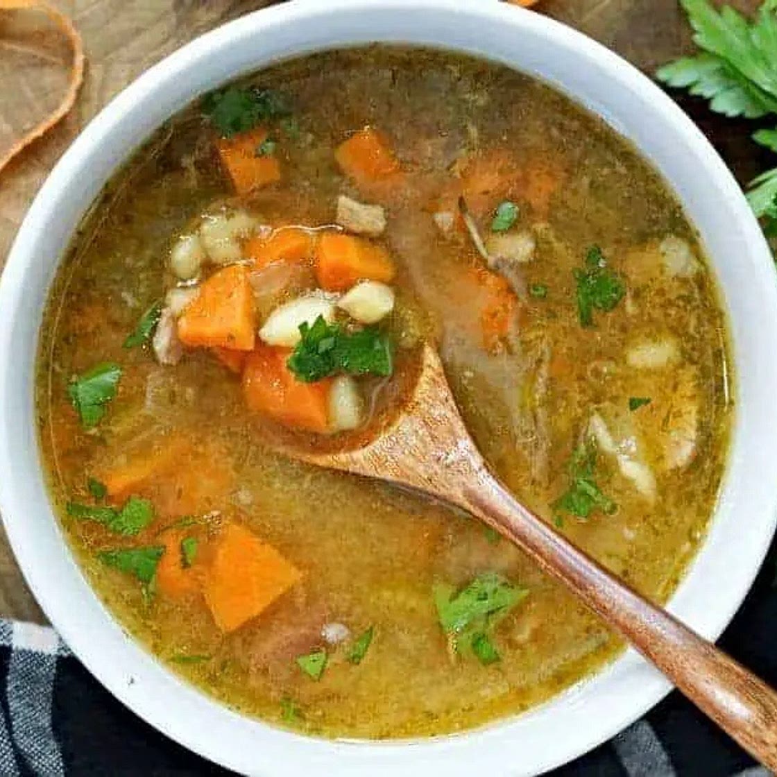 Instant Pot Ham Bone Soup (AIP, Paleo, Whole30)