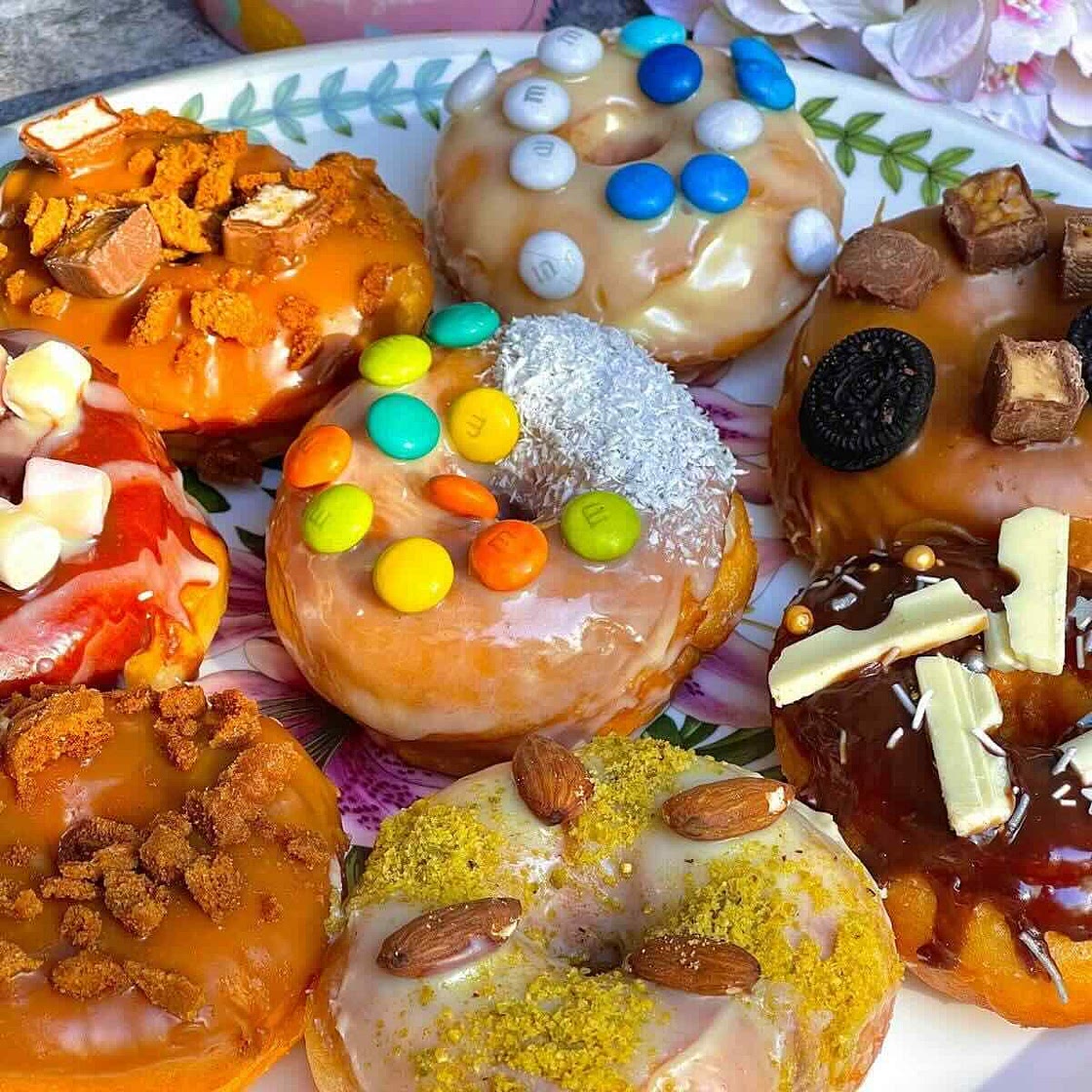 Easy Decorated Krispy Kreme Donuts (No Mixer Needed)