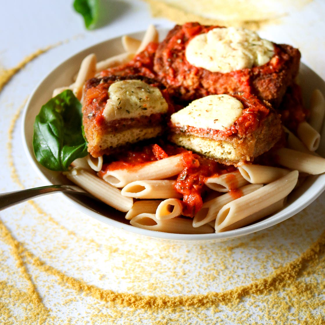 Restaurant-Style Vegan Chicken Parmesan