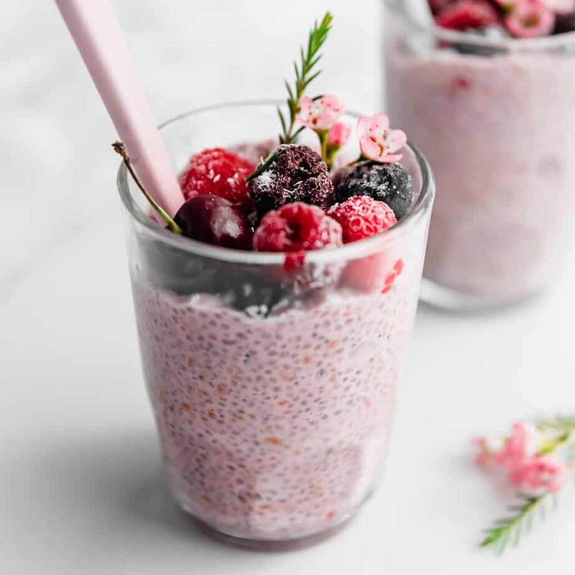 Mixed Berry Chia Pudding