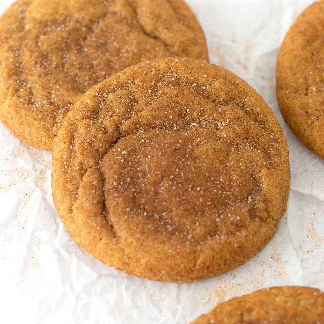 Soft & Chewy Pumpkin Snickerdoodles
