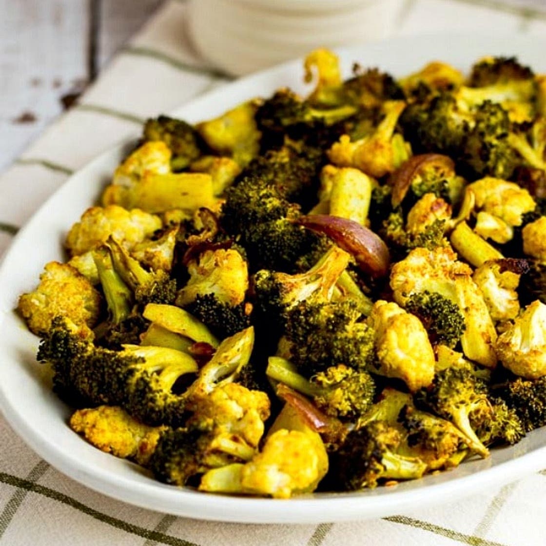 Roasted Broccoli and Cauliflower