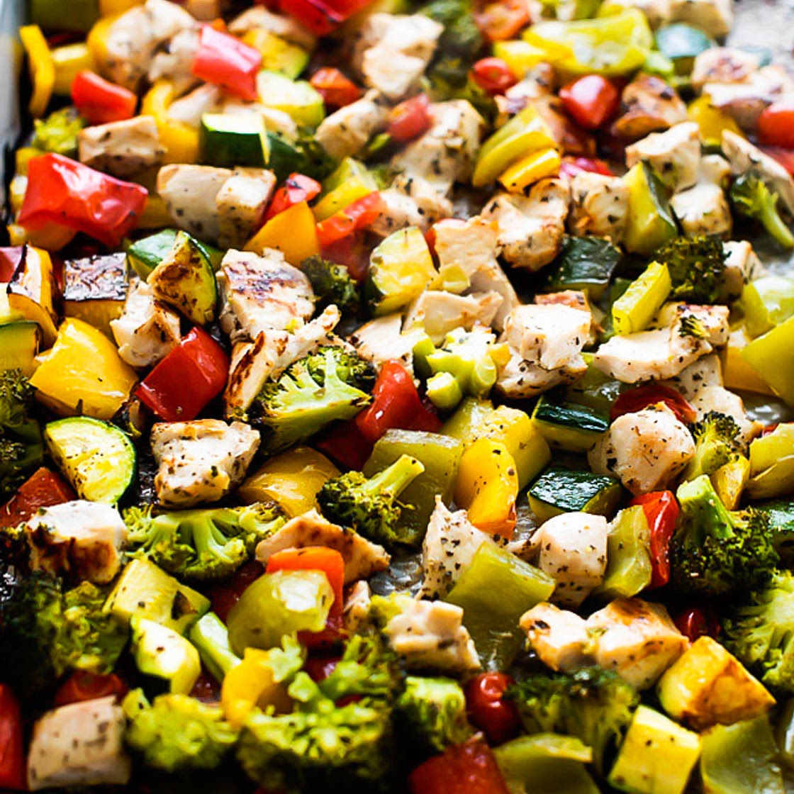 Oven Roasted Chicken and Veggies