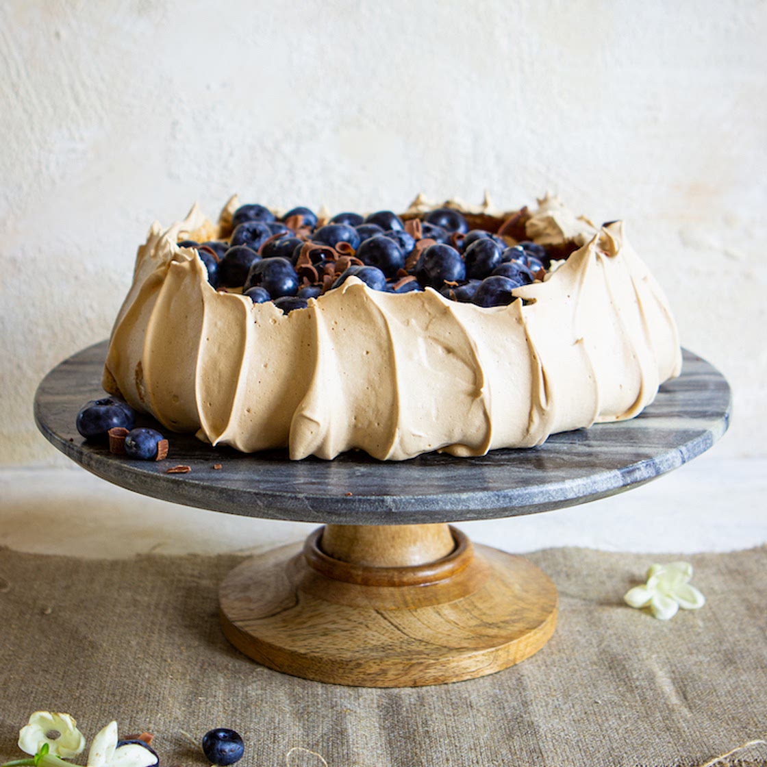 Coffee and Cream Pavlova