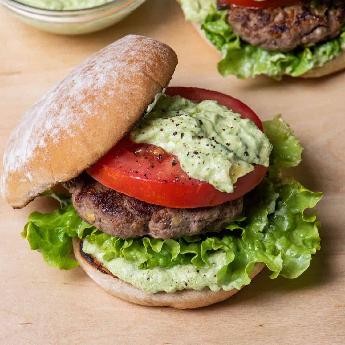Avocado Burger Recipe