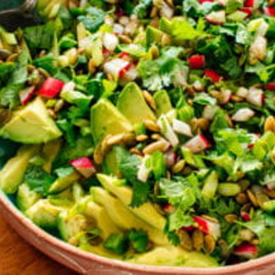 Fresh Herbed Avocado Salad