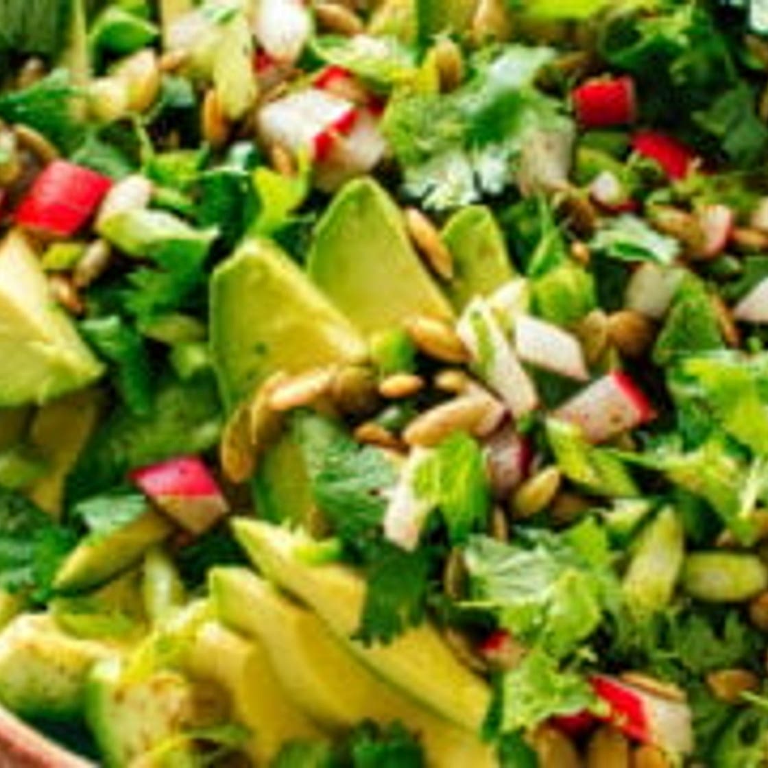 Fresh Herbed Avocado Salad