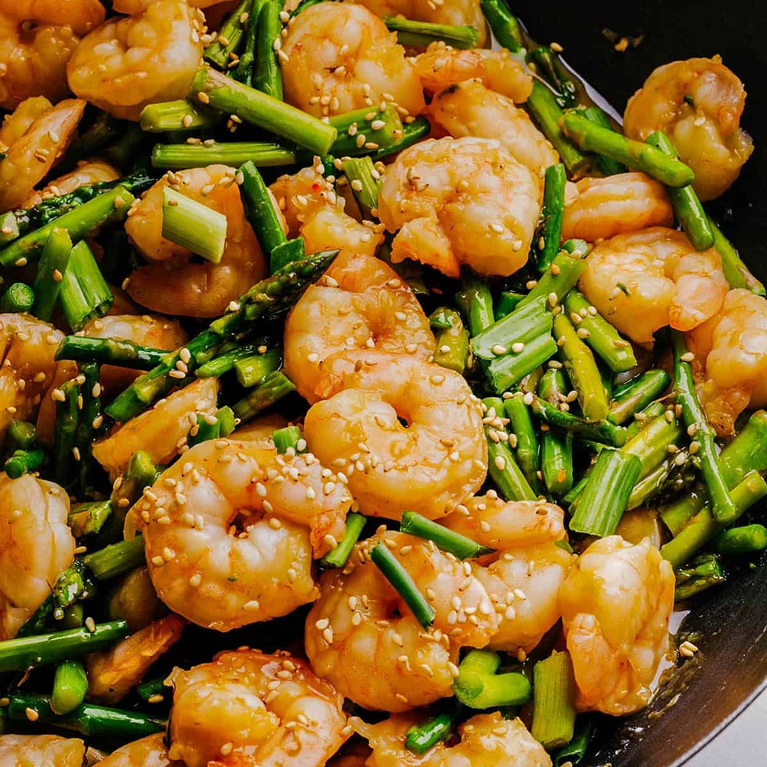 Honey Garlic Shrimp Stir Fry